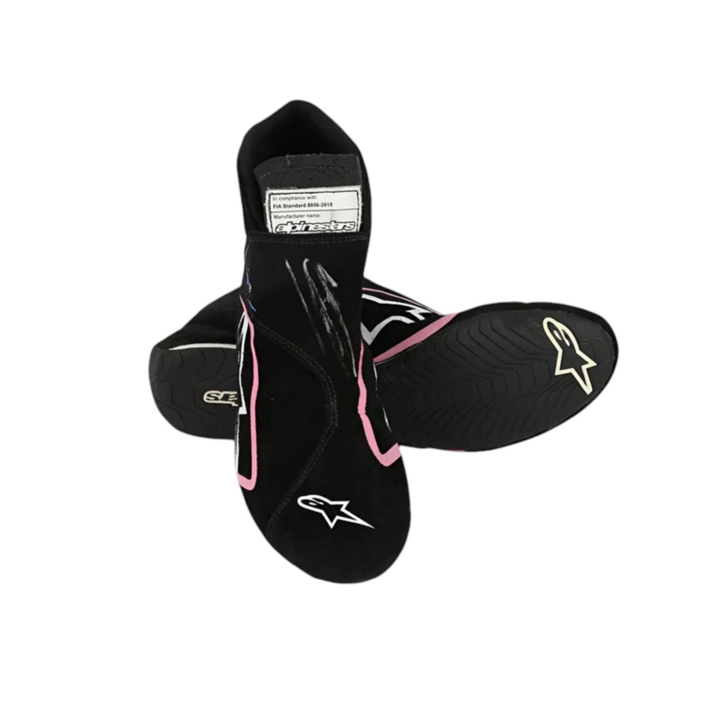 Esteban Ocon 2023 Alpine Miami GP F1 racing shoes featuring Alpine inspired styling and Miami Grand Prix detailing