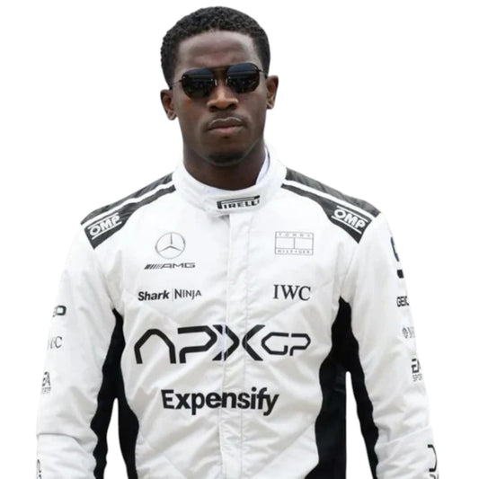Damson Idris F1 movie 2025 Joshua Pearce race suit replica authentic APXGP Formula 1 design