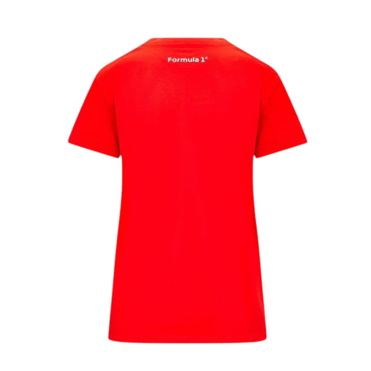 Formula 1 2026 Fuel for Fans Women's T-Shirt in red featuring official inspired F1 logo graphic