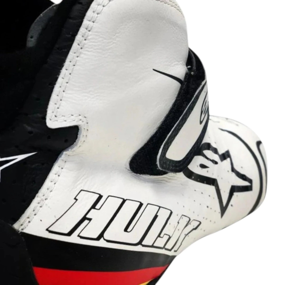 Nico Hülkenberg 2019 Renault F1 racing shoes featuring Renault inspired styling and motorsport detailing