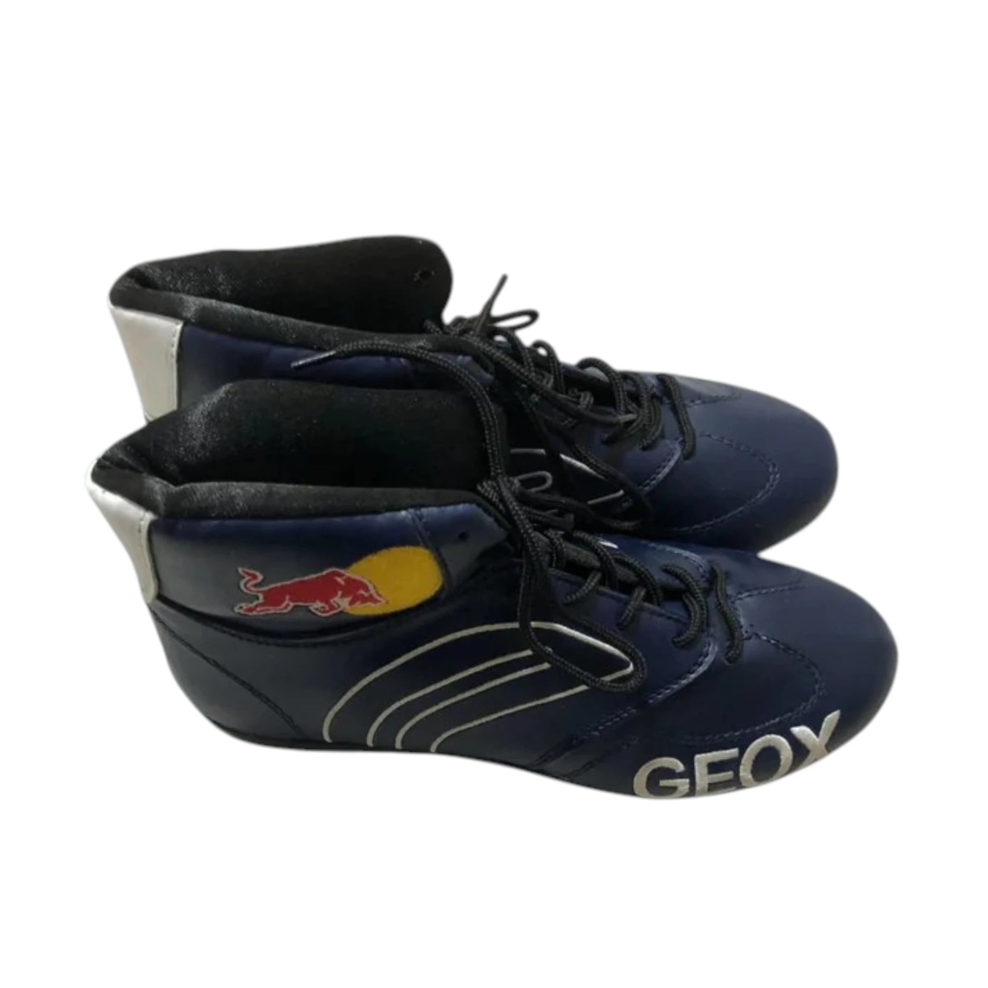 2012 Red Bull Geox F1 racing shoes featuring Red Bull inspired styling and motorsport detailing