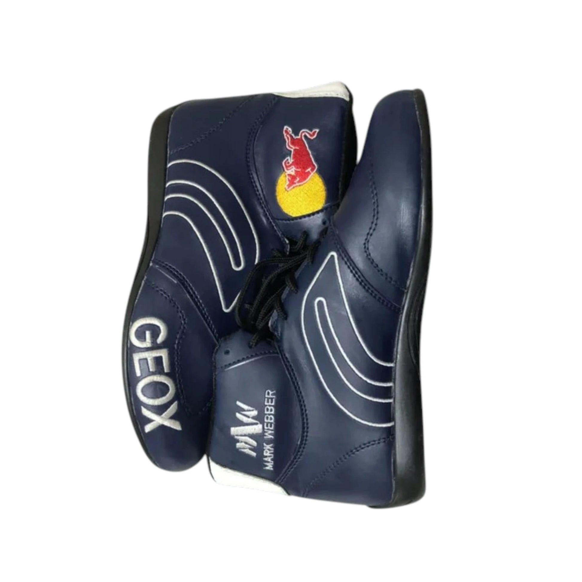 2012 Red Bull Geox F1 racing shoes featuring Red Bull inspired styling and motorsport detailing