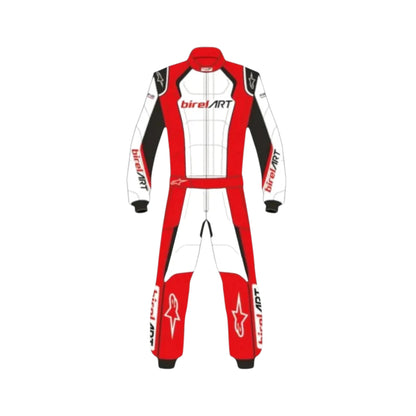 2018 Birel ART Go Kart Racing Suit featuring Birel ART inspired karting graphics and professional motorsport detailing