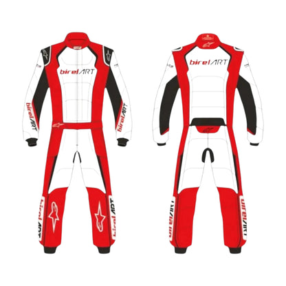 2018 Birel ART Go Kart Racing Suit featuring Birel ART inspired karting graphics and professional motorsport detailing