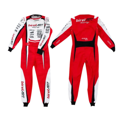 2020 Birel ART Go Kart Racing Suit featuring Birel ART inspired karting graphics and professional motorsport detailing