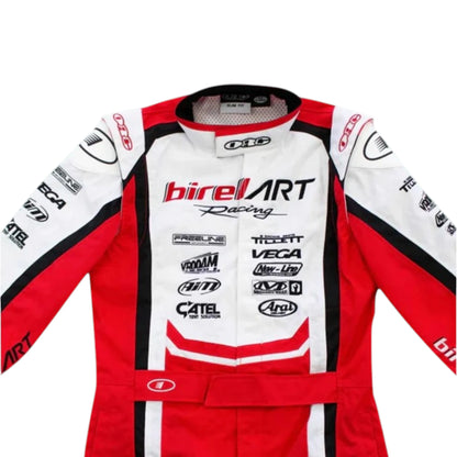 2020 Birel ART Go Kart Racing Suit featuring Birel ART inspired karting graphics and professional motorsport detailing
