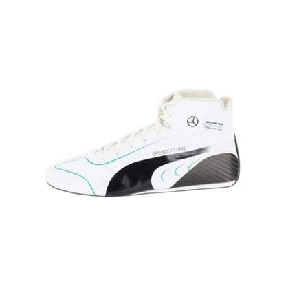 2020 Mercedes-AMG Petronas F1 racing shoes featuring Mercedes-AMG styling and motorsport detailing