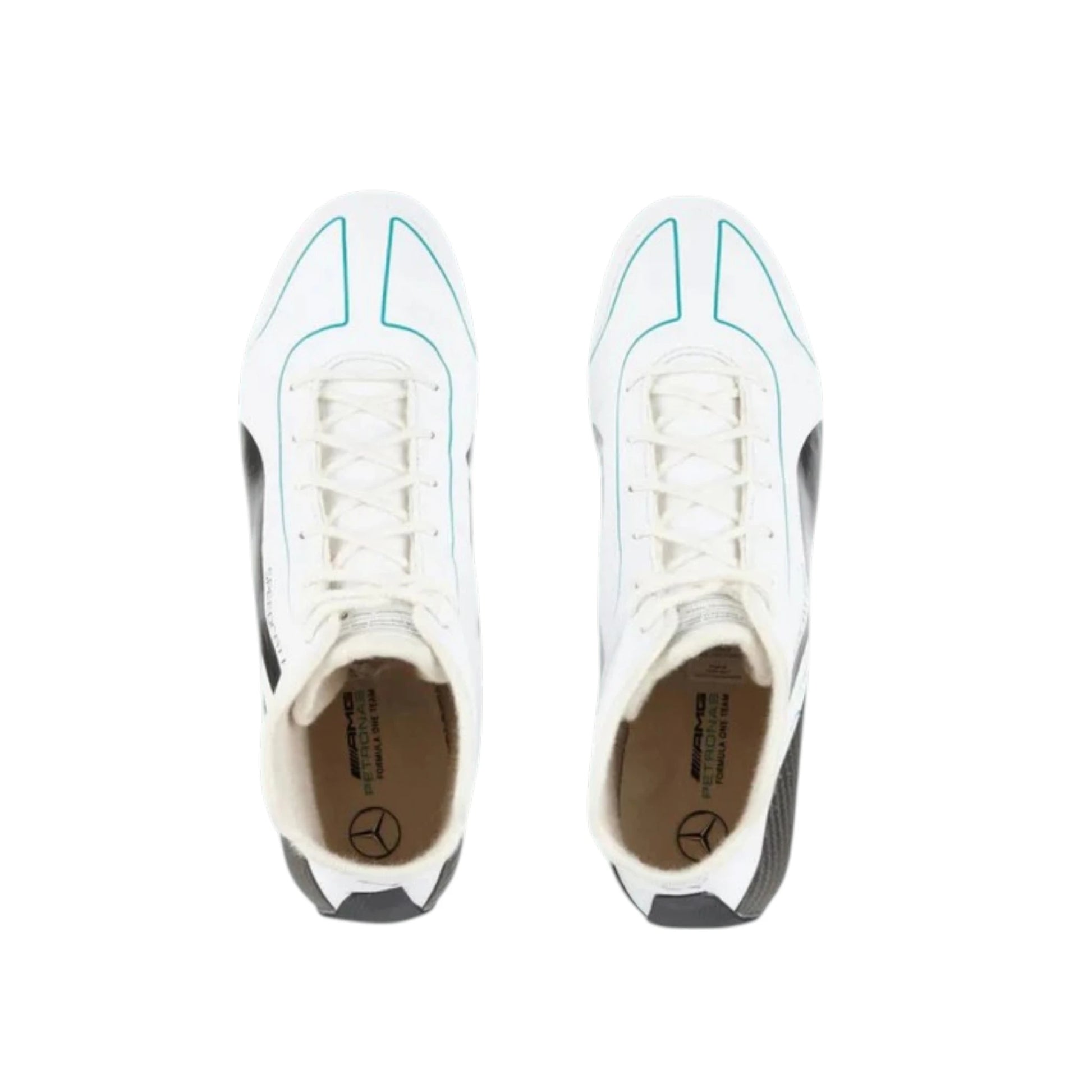2020 Mercedes-AMG Petronas F1 racing shoes featuring Mercedes-AMG styling and motorsport detailing
