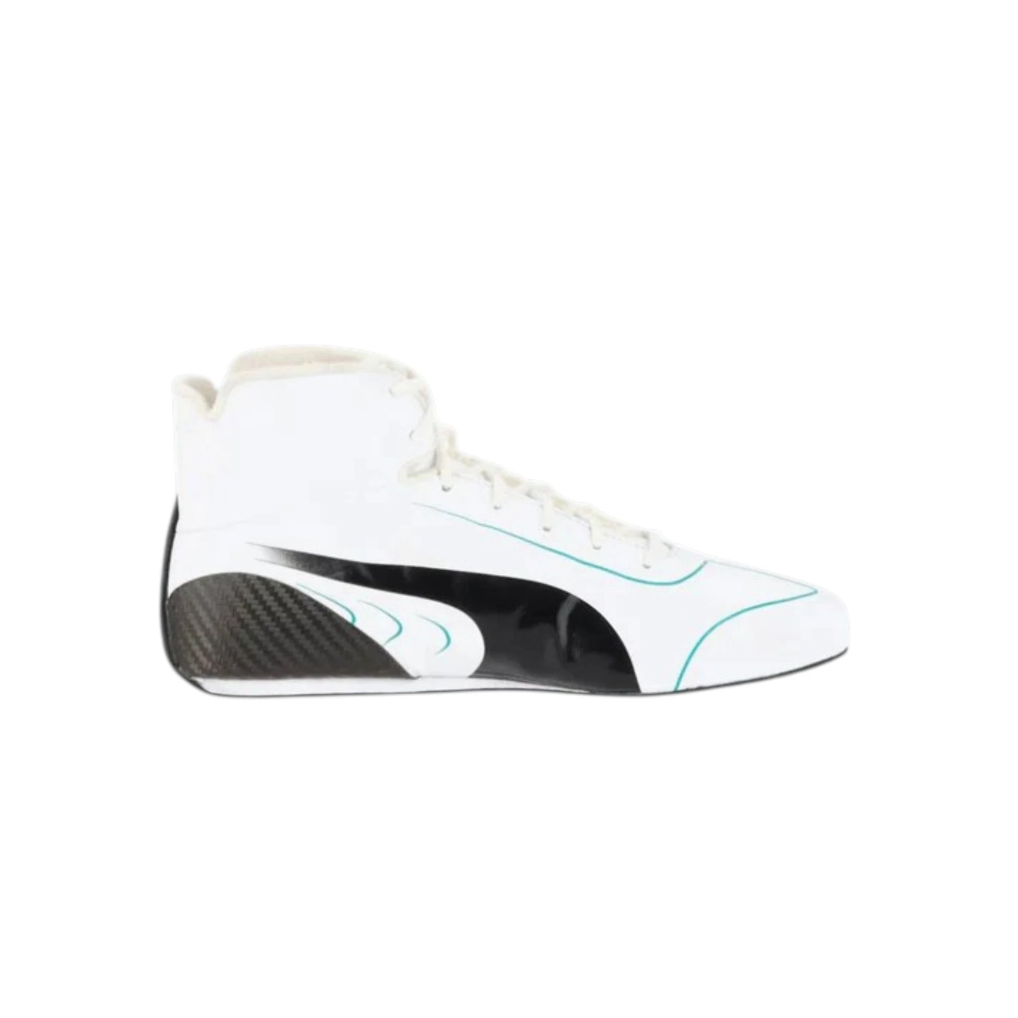 2020 Mercedes-AMG Petronas F1 racing shoes featuring Mercedes-AMG styling and motorsport detailing