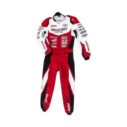 2021 Birel ART Go Kart Racing Suit featuring Birel ART inspired karting graphics and professional motorsport detailing