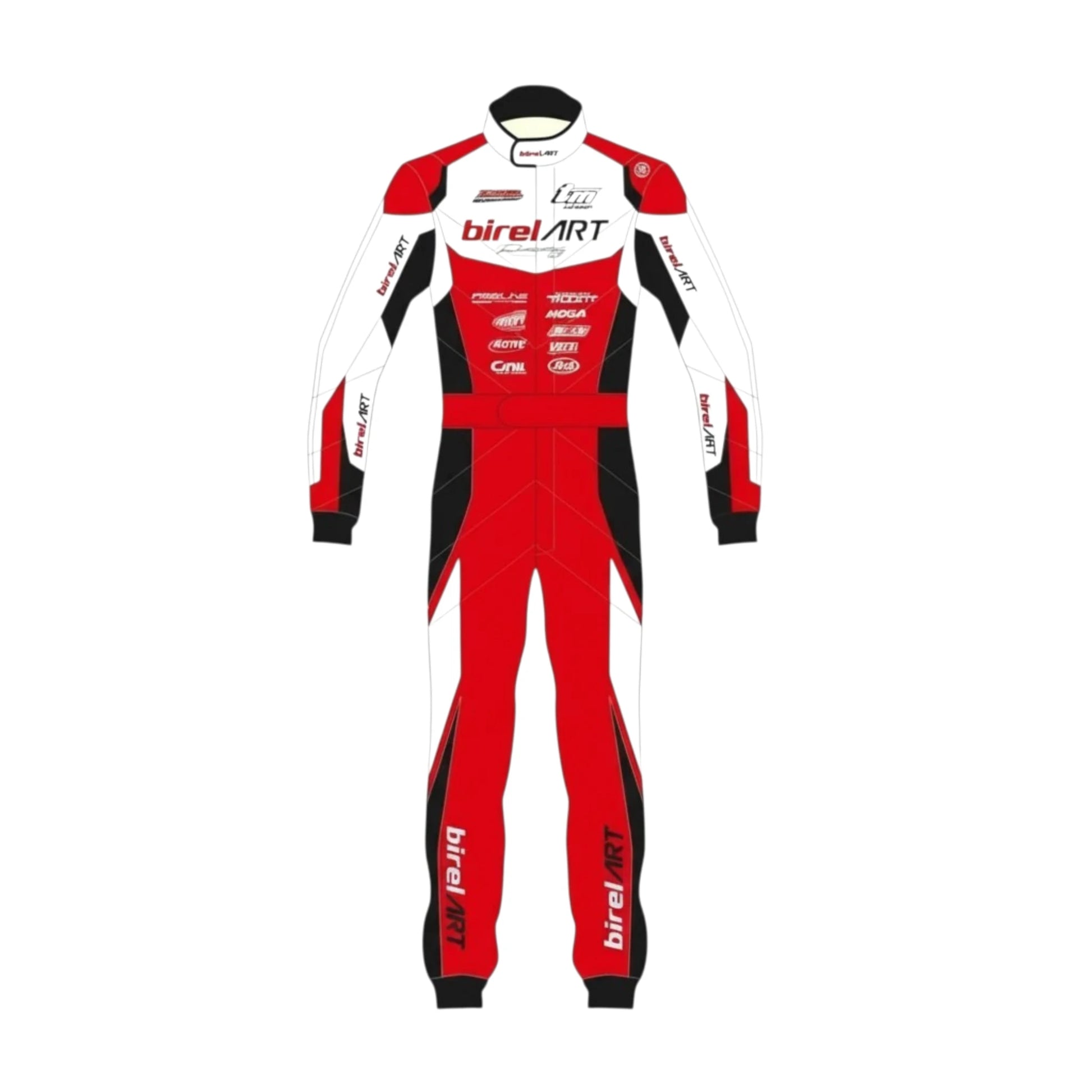 2022 Birel ART Go Kart Racing Suit featuring authentic Birel ART inspired karting graphics and professional motorsport detailing