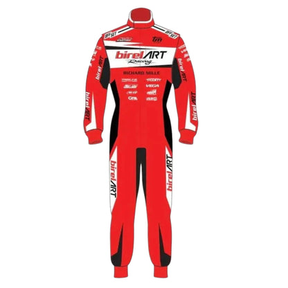2023 Birel ART Go Kart Racing Suit featuring authentic Birel ART inspired karting graphics and professional motorsport detailing
