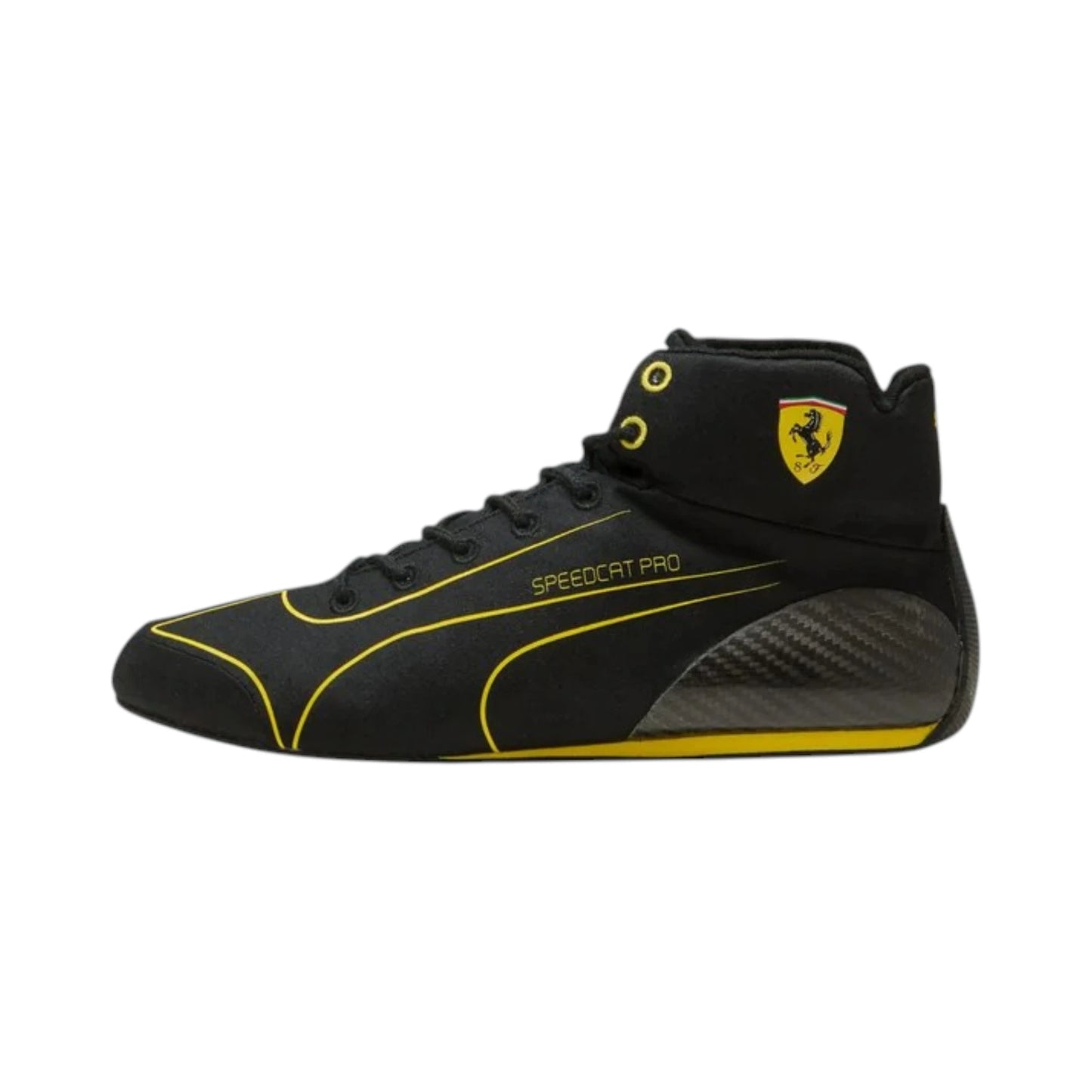 2024 Ferrari  Monza GP F1 racing shoes featuring Ferrari inspired styling and Monza race detailing
