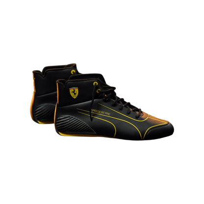 2024 Ferrari Monza GP F1 racing shoes featuring Ferrari inspired styling and Monza race detailing