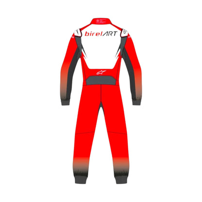 Alpinestars Birel ART Go Kart Racing Suit featuring authentic Birel ART inspired karting graphics and professional motorsport detailing