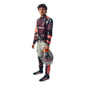 Kimi Antonelli 2025 Mercedes-AMG Miami GP F1 race suit in maroon and orange with sponsor branding