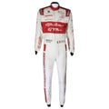 Antonio Giovinazzi 2020 Alfa Romeo F1 race suit in red white and black with sponsor logos