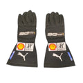 Charles Leclerc 2019 Ferrari F1 racing gloves with team branding and sponsor logos