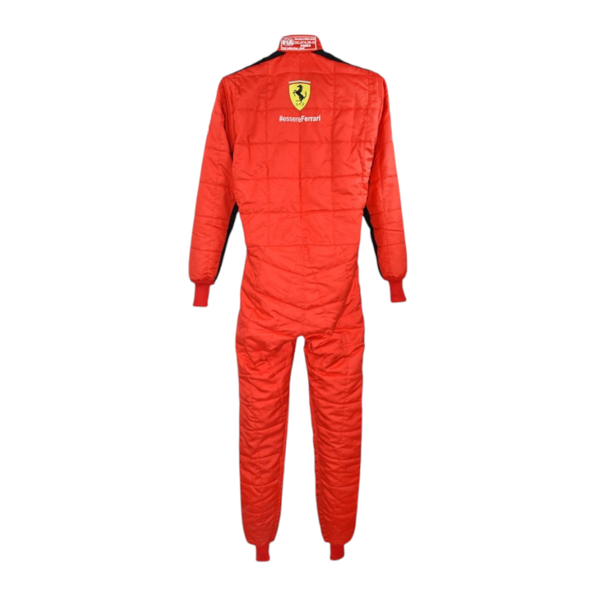 Charles Leclerc 2020 Ferrari F1 race suit in signature red with Ferrari and sponsor branding