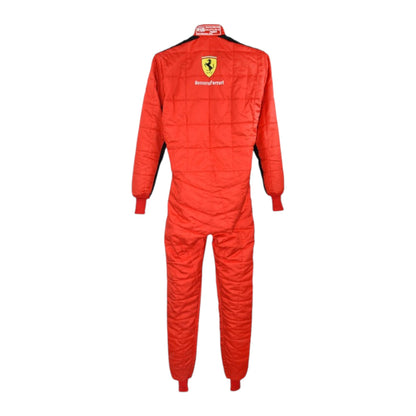 Charles Leclerc 2020 Ferrari F1 race suit in signature red with Ferrari and sponsor branding