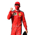 Charles Leclerc 2020 Ferrari F1 race suit in signature red with Ferrari and sponsor branding