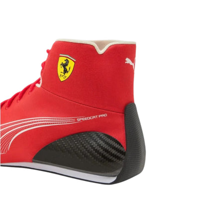 Charles Leclerc 2026 Ferrari F1 racing shoes featuring Ferrari inspired styling and motorsport detailing