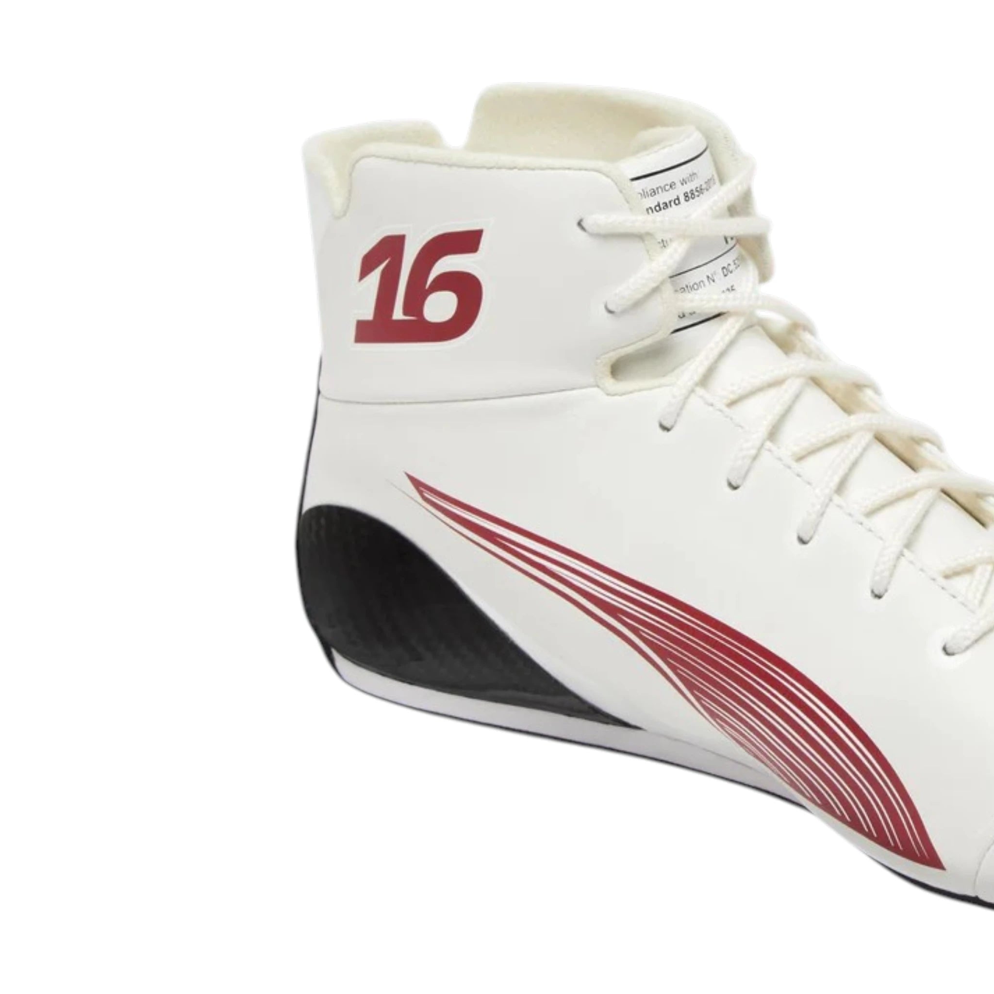 Charles Leclerc 2026 Ferrari Speedcat Pro Monaco GP F1 racing shoes featuring Ferrari styling and Monaco inspired detailing