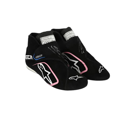 Esteban Ocon 2023 Alpine Miami GP F1 racing shoes featuring Alpine inspired styling and Miami Grand Prix detailing