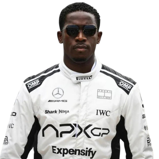 Damson Idris F1 movie 2025 Joshua Pearce race suit replica authentic APXGP Formula 1 design