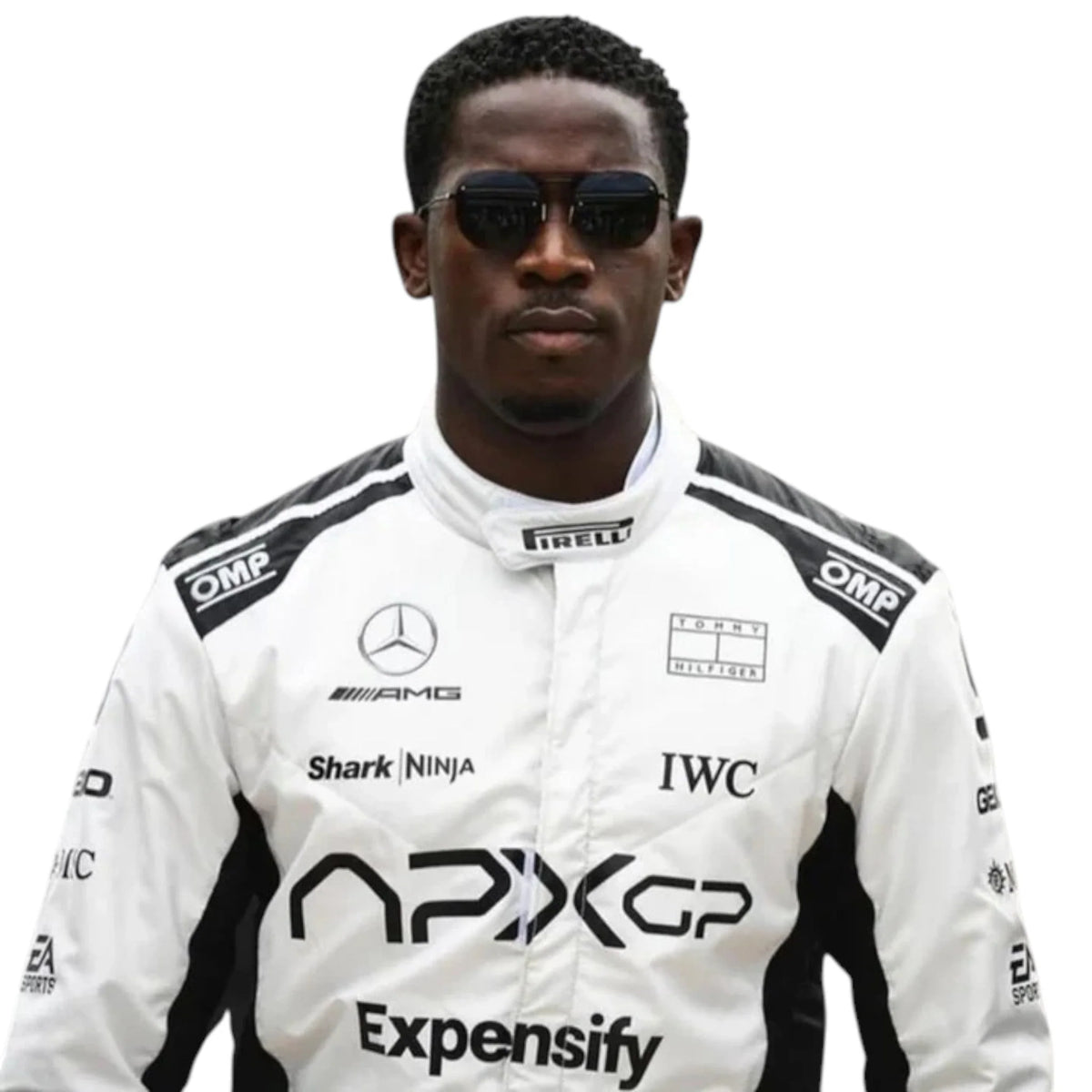 Damson Idris F1 movie 2025 Joshua Pearce race suit replica authentic APXGP Formula 1 design