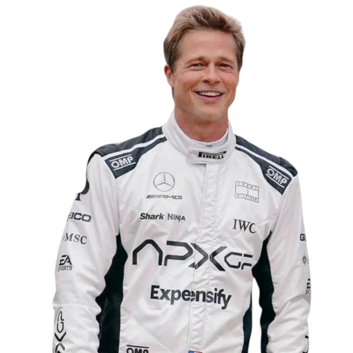 2025 F1 movie Sonny Hayes (Brad Pitt) race suit replica authentic APXGP Formula 1 team style