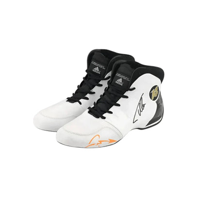 Fernando Alonso 2017 McLaren F1 racing shoes featuring McLaren inspired styling and motorsport detailing