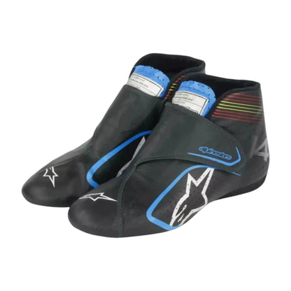 Fernando Alonso 2021 Alpine F1 racing shoes featuring Alpine branding and motorsport detailing