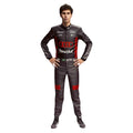 Gabriel Bortoleto 2026 Audi F1 race suit in black with red accents and sponsor logos