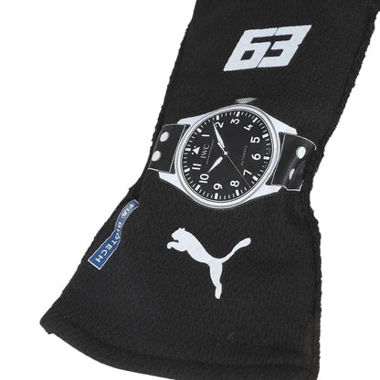 George Russell 2023 Mercedes-AMG Petronas F1 racing gloves with team branding and sponsor logos