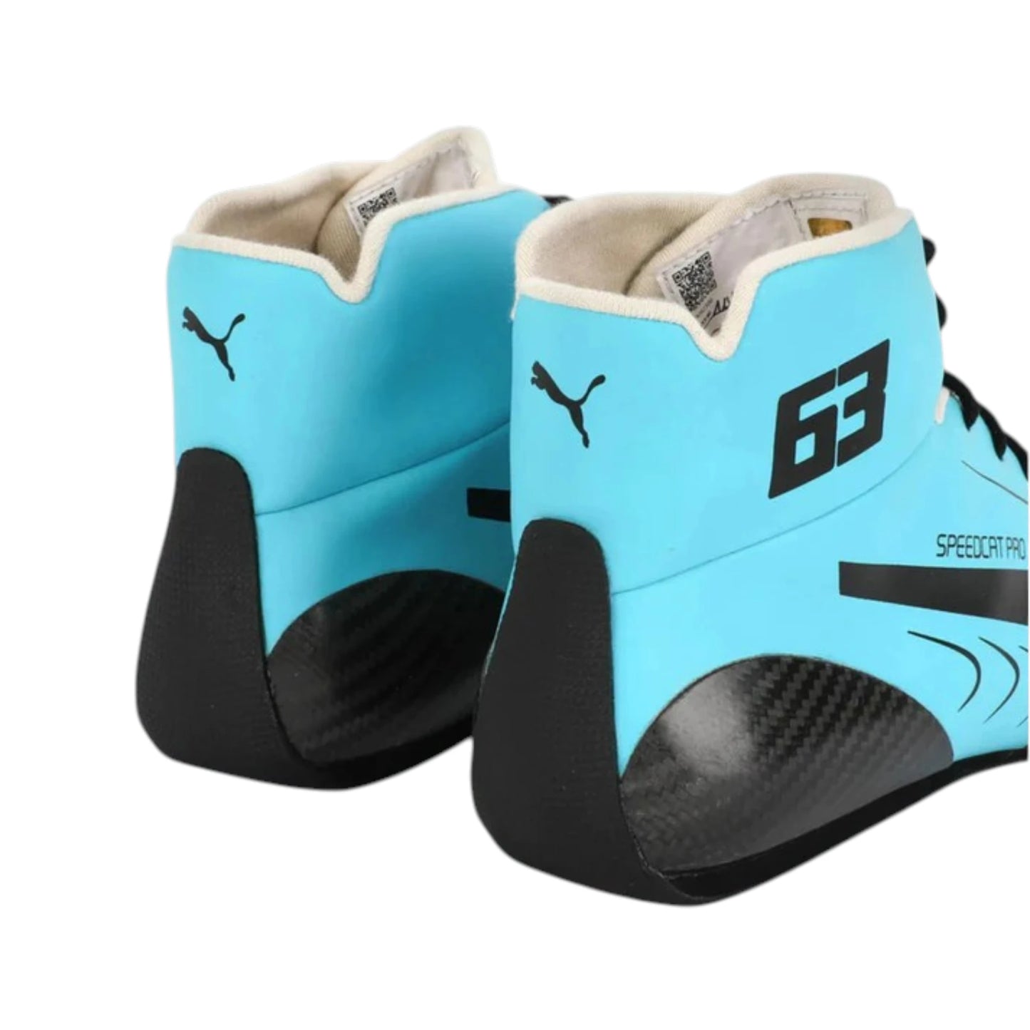George Russell 2024 Mercedes-AMG Petronas F1 racing shoes featuring Mercedes-AMG styling and motorsport detailing