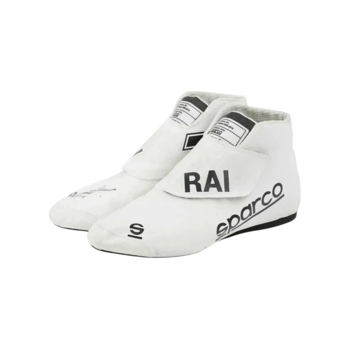 Kimi Räikkönen 2021 Alfa Romeo F1 racing shoes featuring Alfa Romeo inspired styling and motorsport detailing