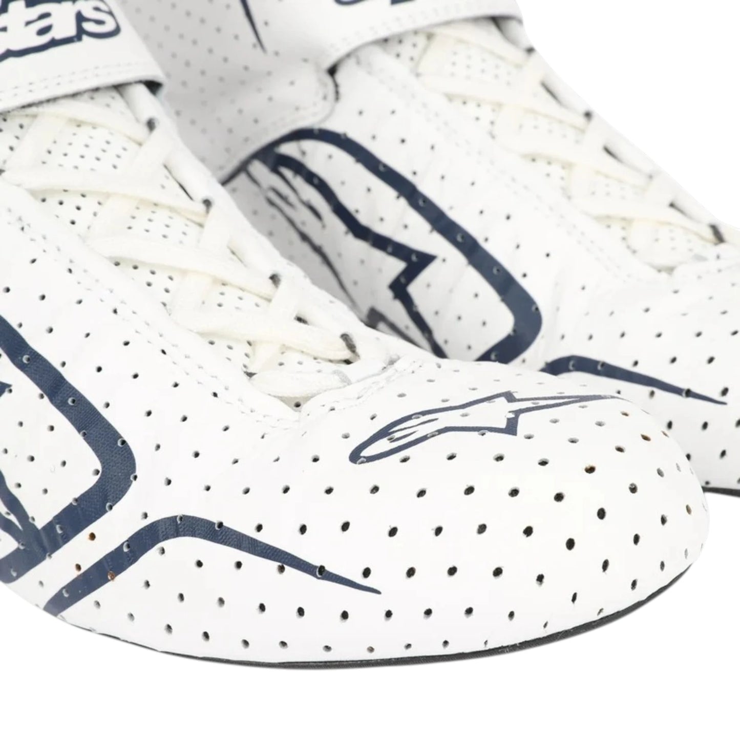 Lance Stroll 2017 Williams F1 racing shoes featuring Williams branding and motorsport detailing