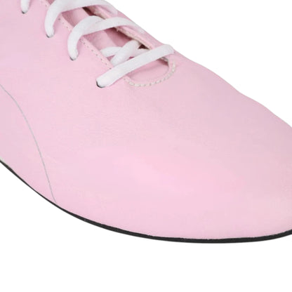 Lance Stroll 2019 Racing Point F1 racing shoes featuring pink Racing Point branding and motorsport detailing