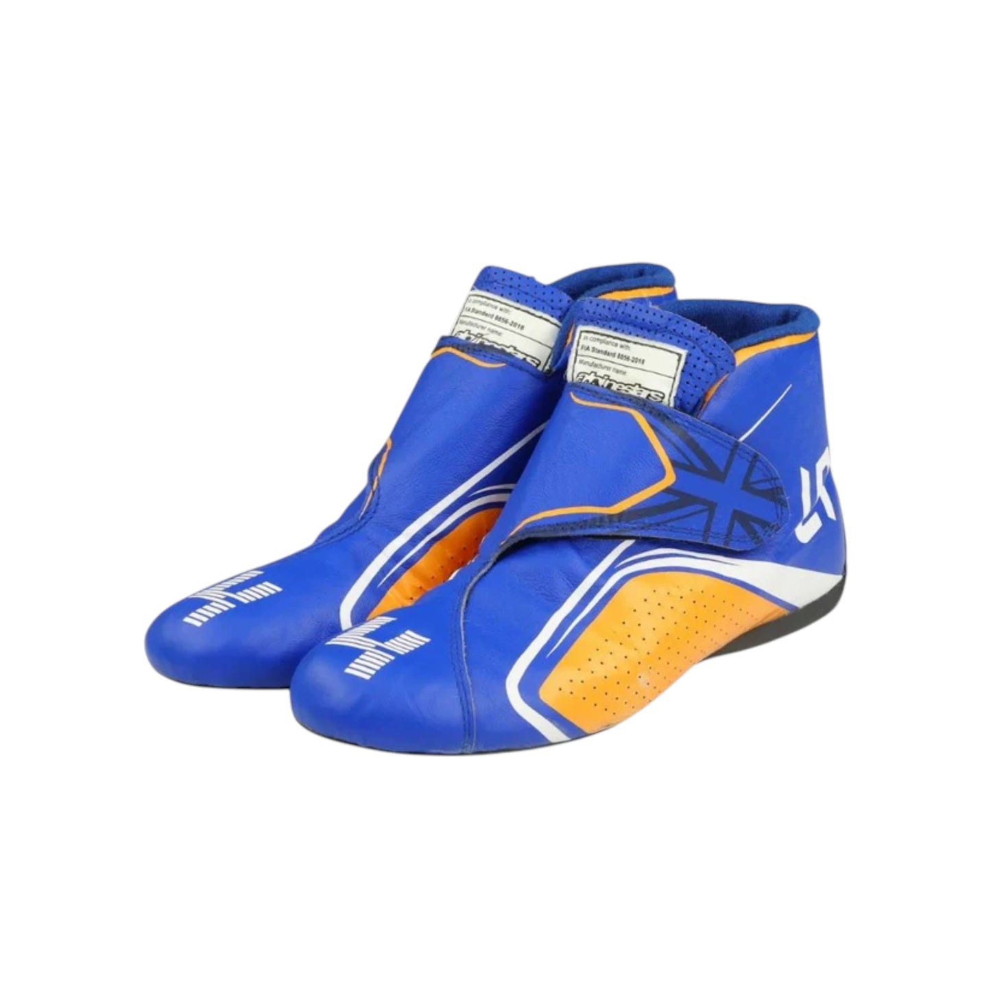 Lando Norris 2021 McLaren F1 racing shoes featuring McLaren inspired styling and motorsport detailing