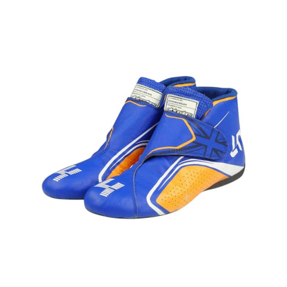 Lando Norris 2021 McLaren F1 racing shoes featuring McLaren inspired styling and motorsport detailing