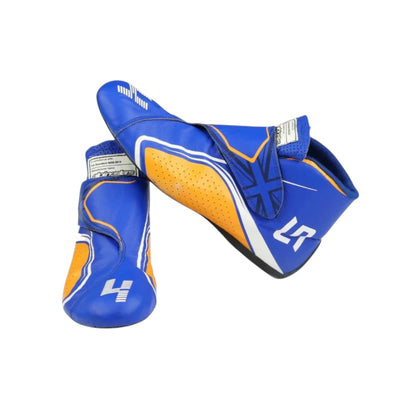 Lando Norris 2021 McLaren F1 racing shoes featuring McLaren inspired styling and motorsport detailing