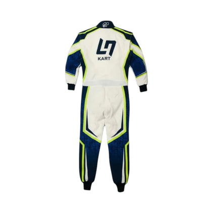 Lando Norris 2022 LN OMP Go Kart Racing Suit Overall featuring LN inspired karting graphics and professional racing design