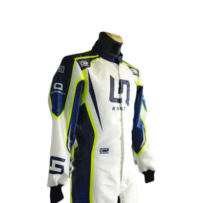 Lando Norris 2022 LN OMP Go Kart Racing Suit Overall featuring LN inspired karting graphics and professional racing design