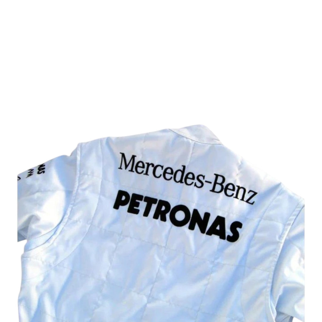Lewis Hamilton 2015 Mercedes Petronas F1 race suit with sponsor branding