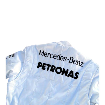 Lewis Hamilton 2015 Mercedes Petronas F1 race suit with sponsor branding