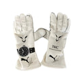 Lewis Hamilton 2019 Mercedes-AMG Petronas F1 racing gloves with team branding and sponsor logos