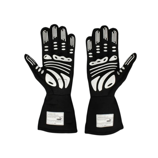 Lewis Hamilton 2022 Mercedes-AMG Petronas F1 racing gloves with team branding and sponsor logos