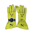 Lewis Hamilton 2024 Mercedes-AMG Petronas F1 racing gloves with Mercedes branding and sponsor logos