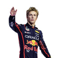 Liam Lawson 2025 Red Bull F1 race suit in navy blue with Red Bull and sponsor branding